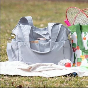 Thirty One City Park Bag - Whisper Grey Baby Diaper Bag